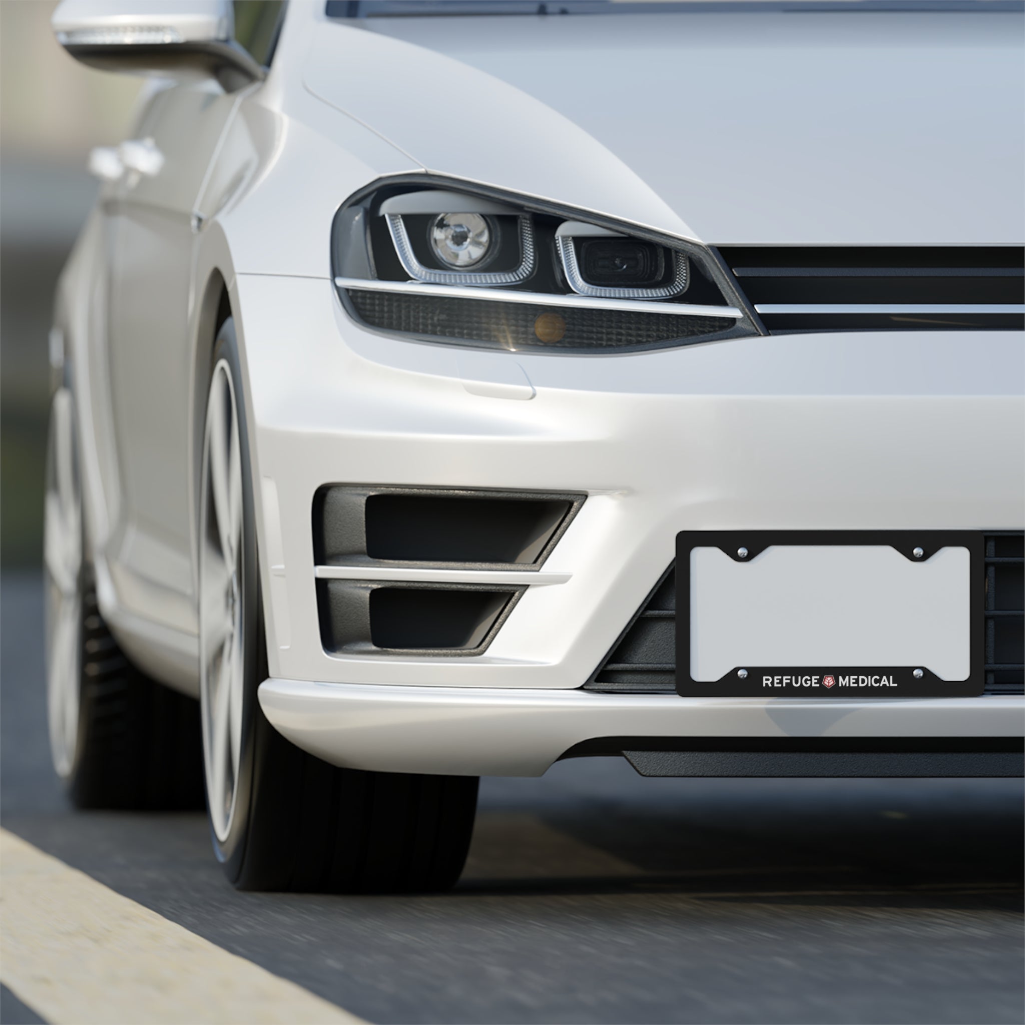 Metal License Plate Frame for Refuge Medical Enthusiasts - Premium Quality