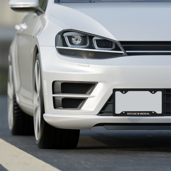 Metal License Plate Frame for Refuge Medical Enthusiasts - Premium Quality