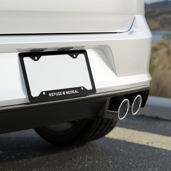 Metal License Plate Frame for Refuge Medical Enthusiasts - Premium Quality