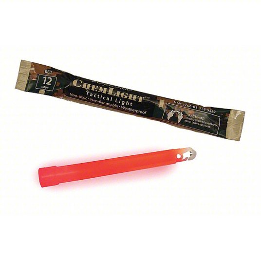 6” Red Chemlight