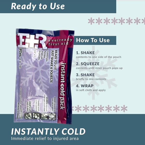 Ever Ready First Aid Disposable Ice Pack 4.5" x 7"