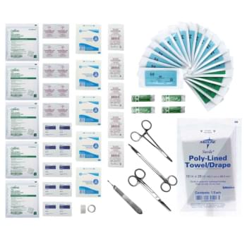 76-pc Advanced Suture/Surgical Kit (SK6)